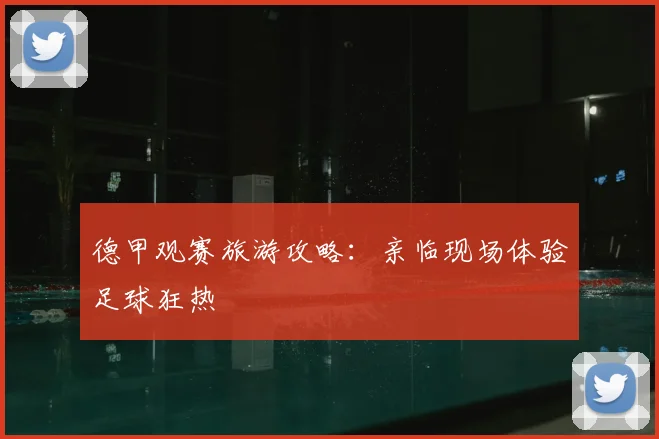 德甲观赛旅游攻略：亲临现场体验足球狂热